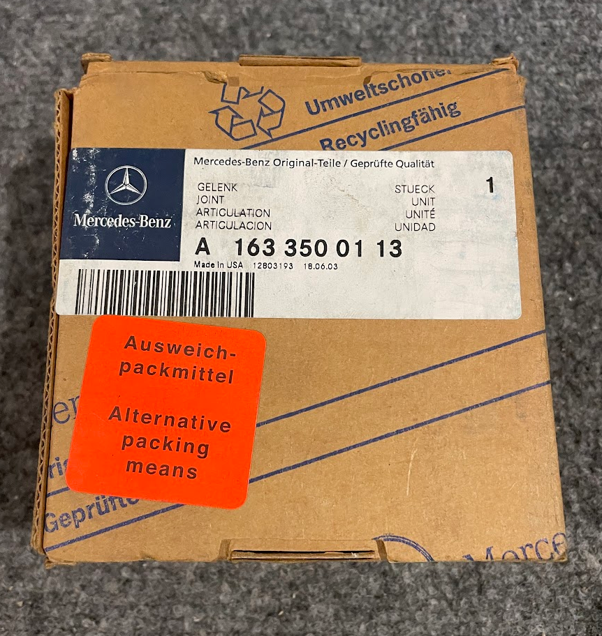 Mercedes-Benz Rear Lower Ball Joint - 163-350-01-13 -For MBZ ML350, ML500 & More