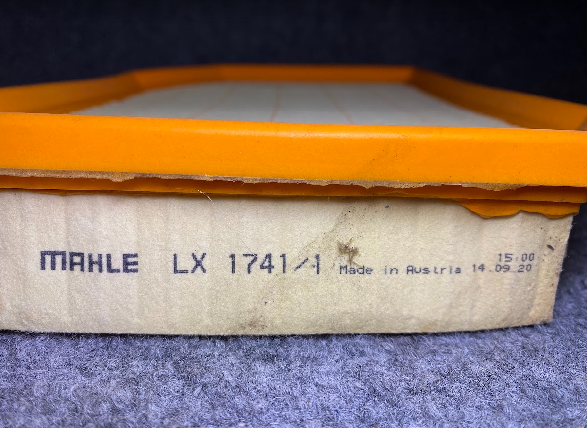 Mahle Air Filter - LX 1741/1 / 13 71 7 590 597 - Fits BMW 5 Series F10 2010-201