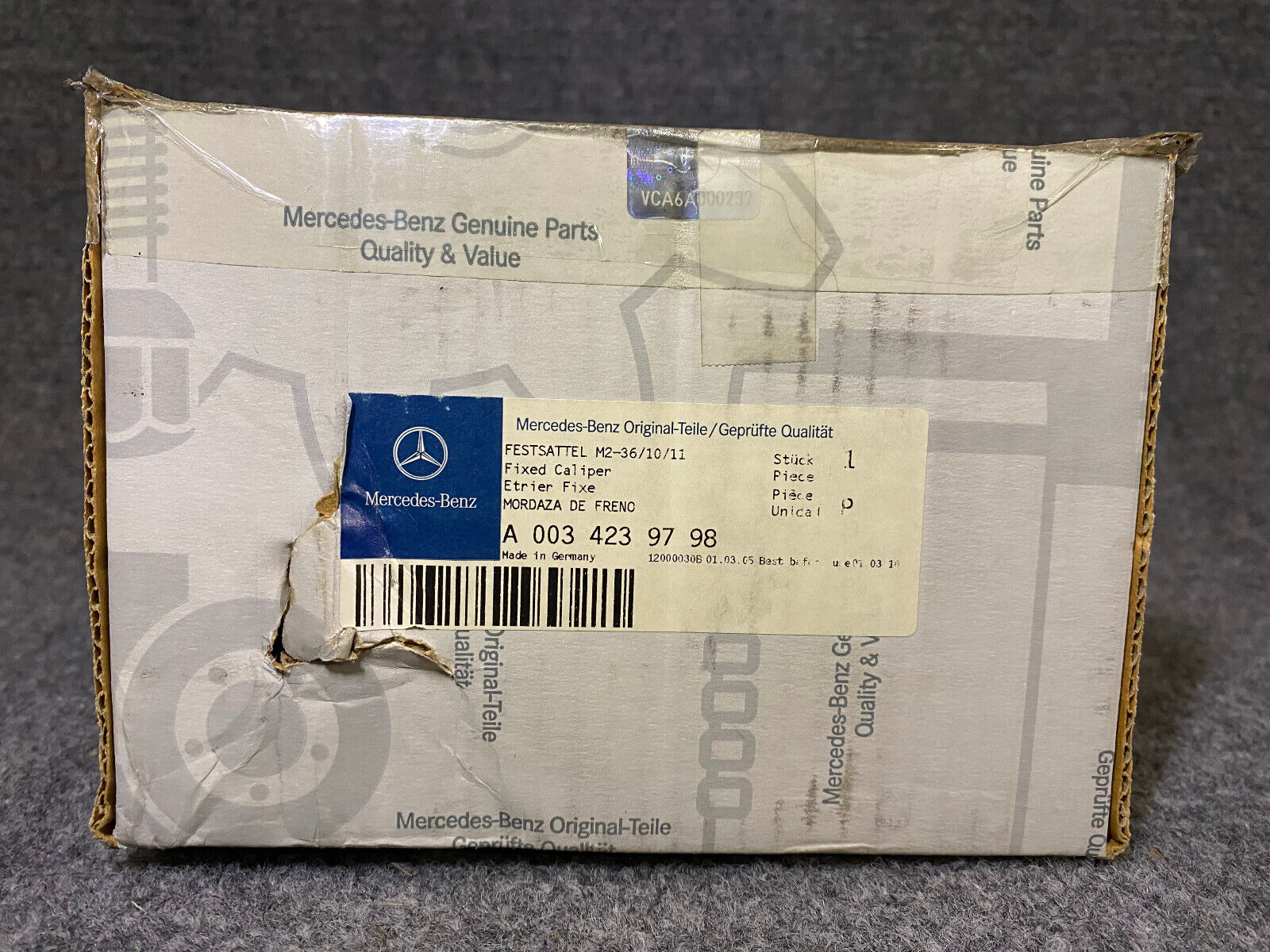 Mercedes-Benz Rear Right Brake Caliper - A0034239798 - Fits MBZ C320 & Others