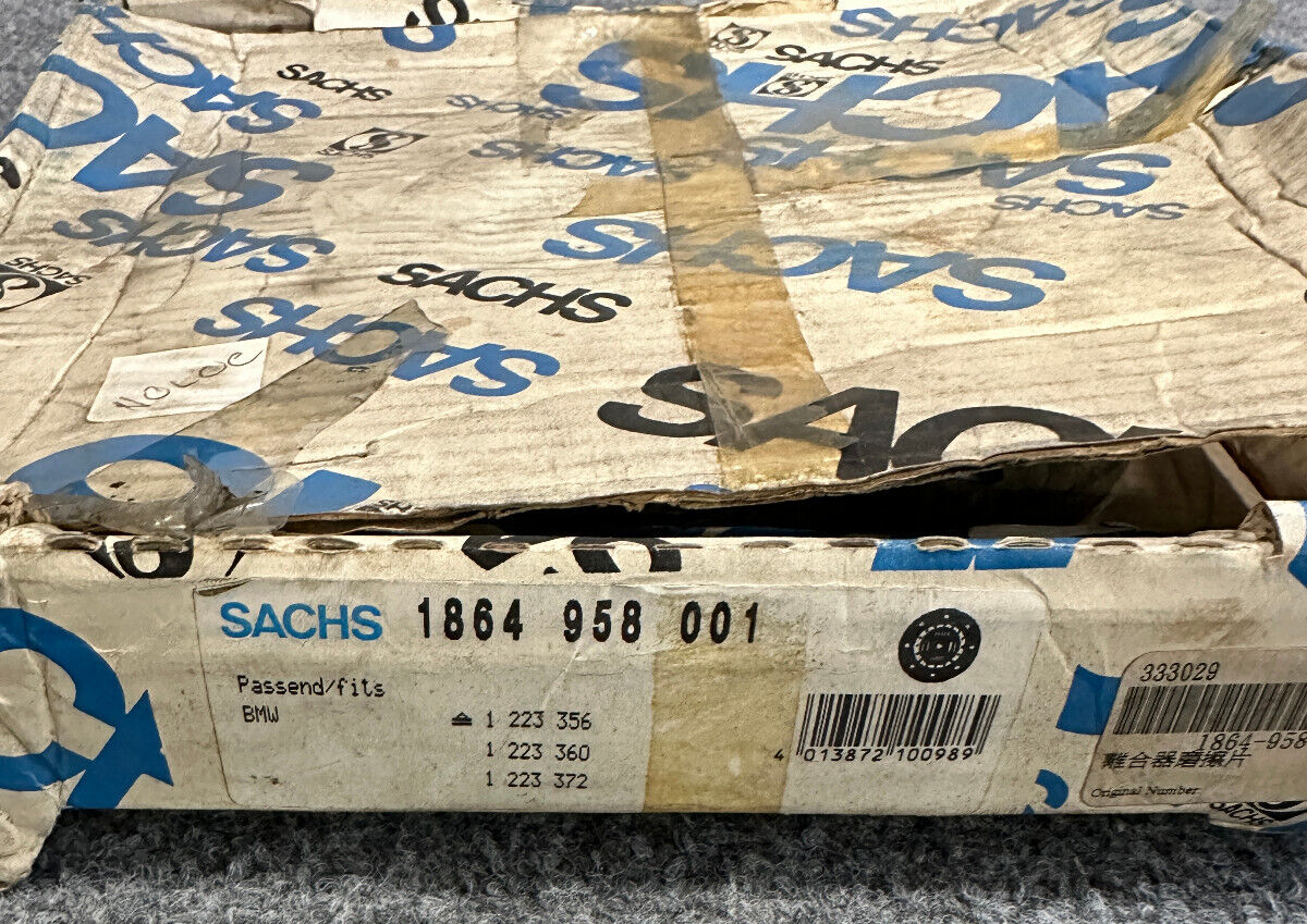 Sachs Clutch Plate - 1864-958-001 - Fits BMW 530i / 730i & Others