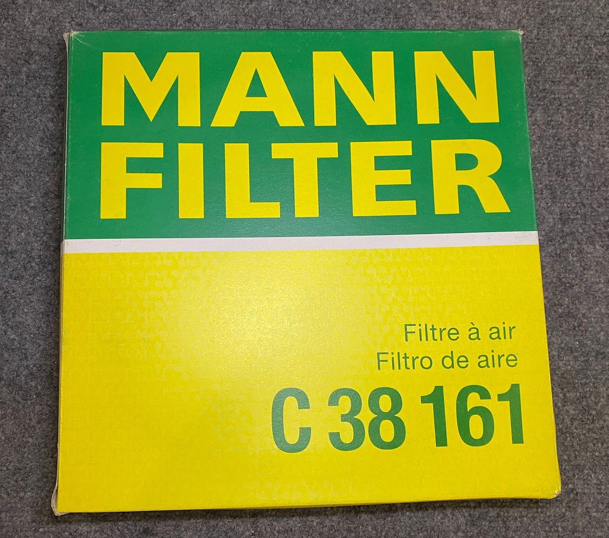 MANN FILTER Air Filter - C 38 161 / 003-094-62-04 - Fits MBZ 300SE 1992-1993