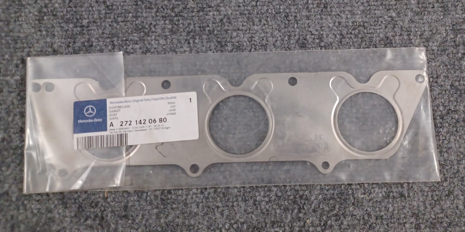 Mercedes-Benz Exhaust Manifold Gasket - A 272 142 06 80 - Fits MBZ C230 & More