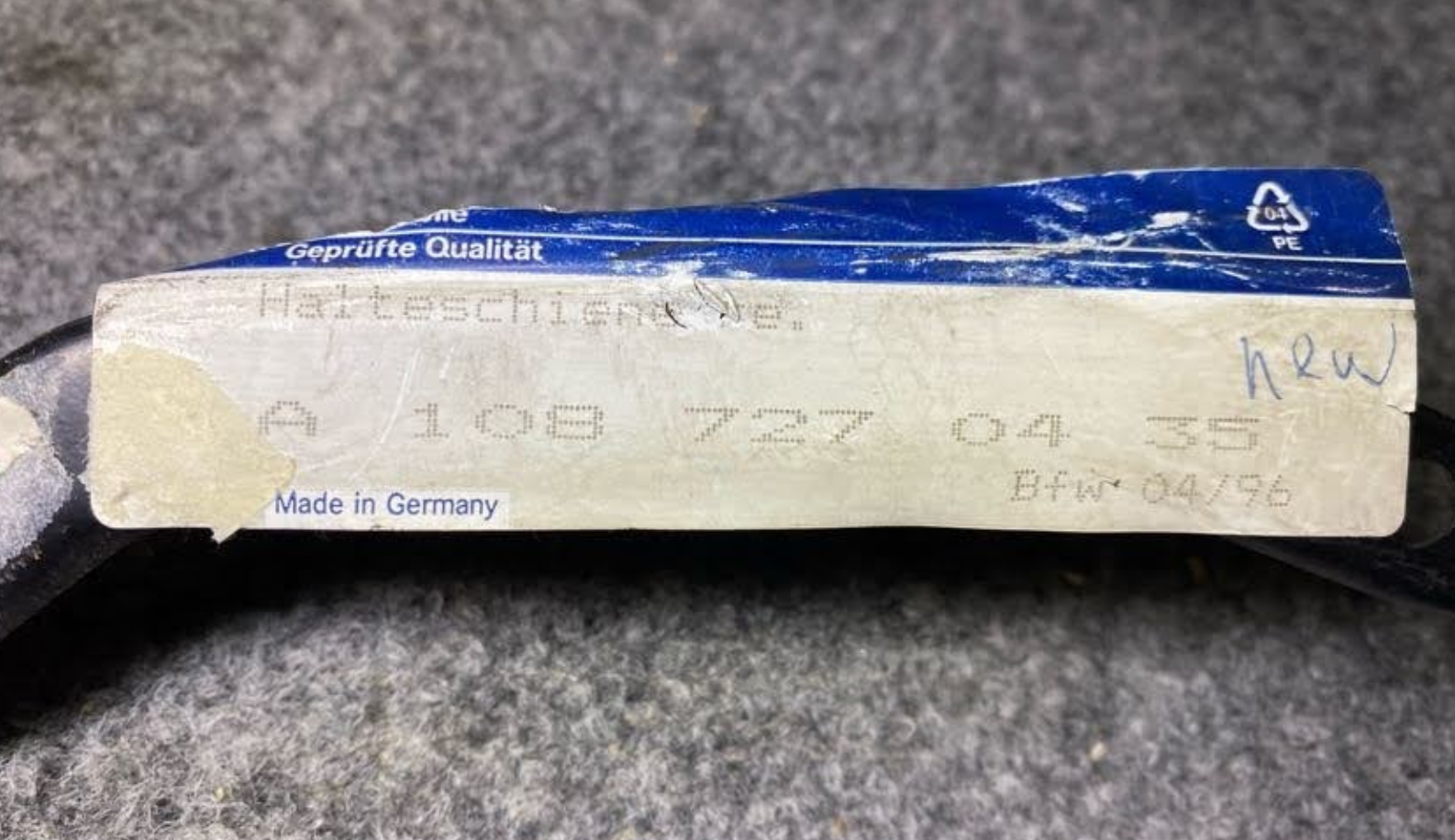 Mercedes-Benz Door Right Rail - A 108 727 04 35 - Fits MBZ 300 SEL (W108)