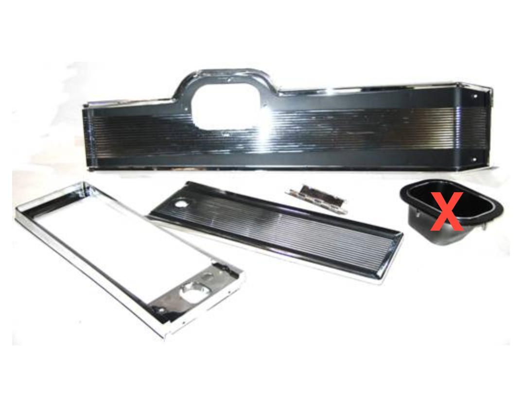 TPP Manual Trans 4-Speed Console Kit (4 Pcs) - CP4631G - For Pontiac GTO 64-67