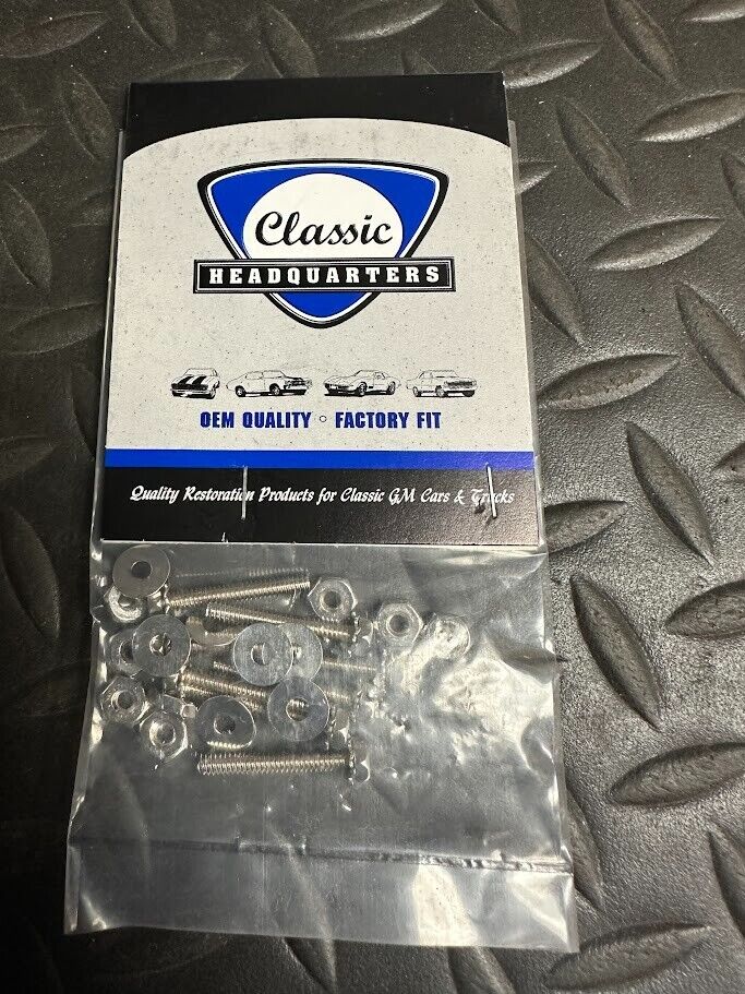 Classic Headquarters Limit Switch Hardware Set - W-398A - For Camaro RS 1967