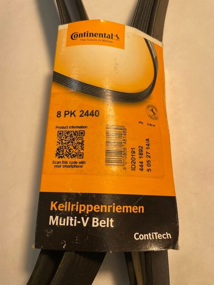 Continental V-Belt - 8PK2440 / 009-997-96-92 - For Mercedes-Benz 300SE (1992-93)