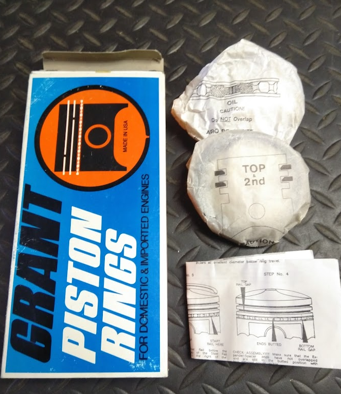 Grant Piston Ring Set (STD) - 1271-STD - For Peugeot & Volkswagen