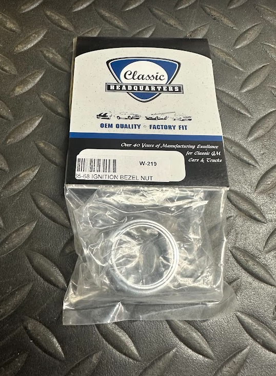 Classic Headquarters Ignition Bezel Nut - W-219 / 3897349 - For Chevrolet 67