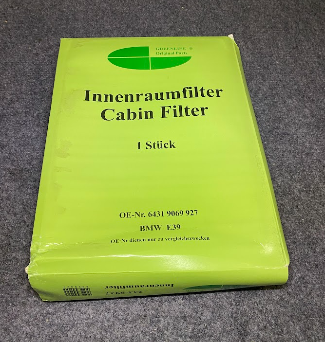 Greenline Cabin Air Filter Set - 233-9927 / 64319069927 - For BMW 525i & Others