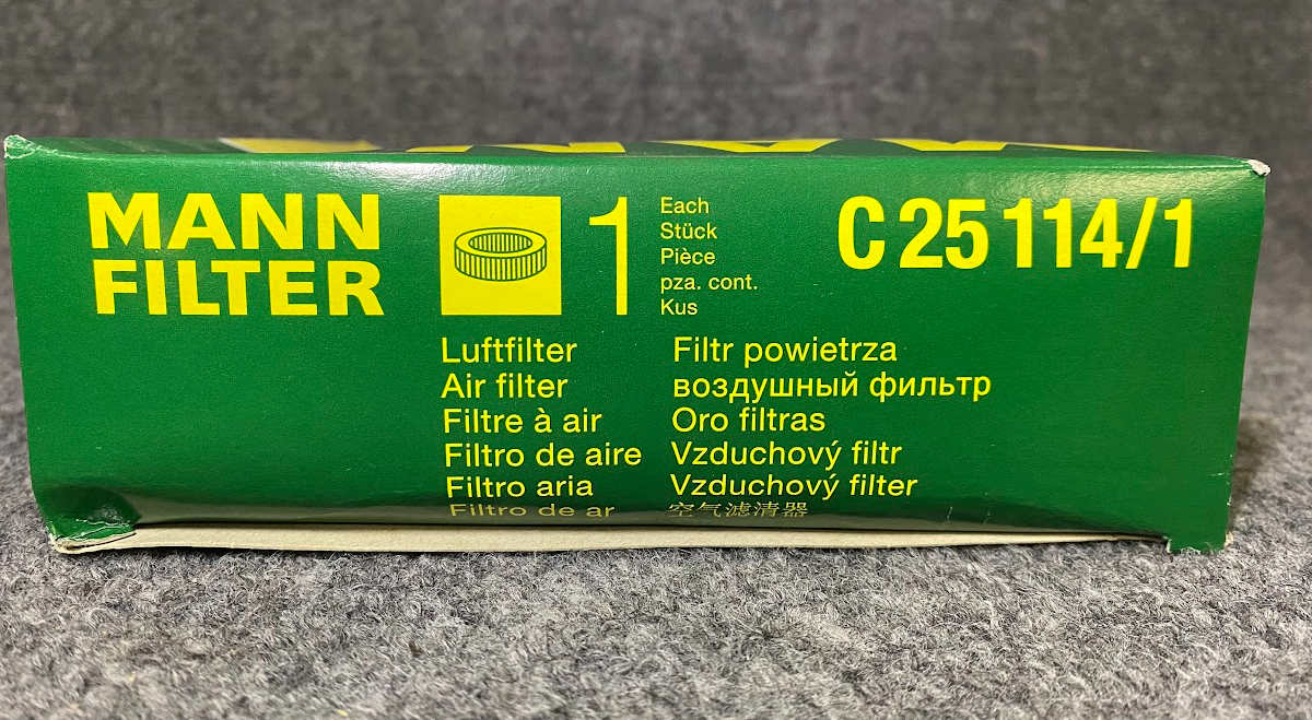 Mann Filter Air Filter - C 25 114/1 / 13-72-1-738-462 -For BMW 323i, 525i & More