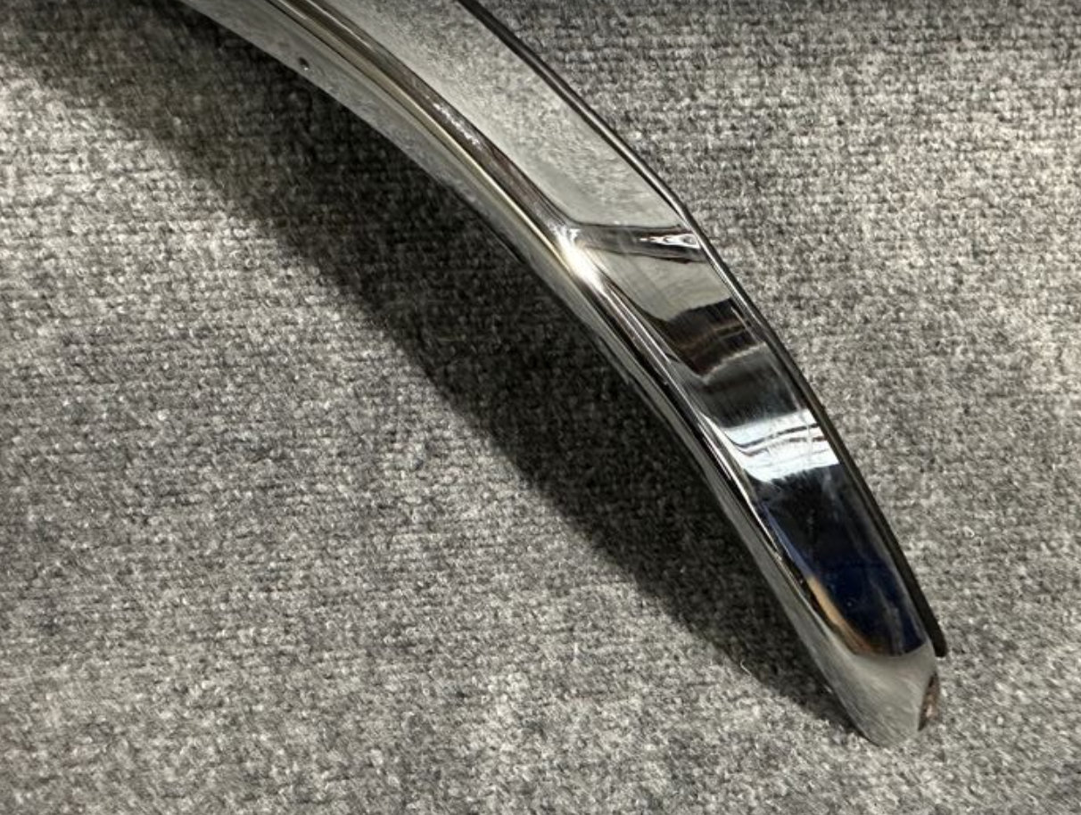 Rear Left Chrome Trim - A116 B00L00 - Fits Mercedes-Benz W116 1973-1980