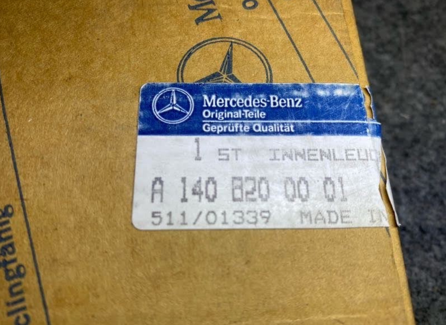 Mercedes-Benz Interior Front Dome Light - 140-820-00-01-7C77 - MBZ W140 S Class