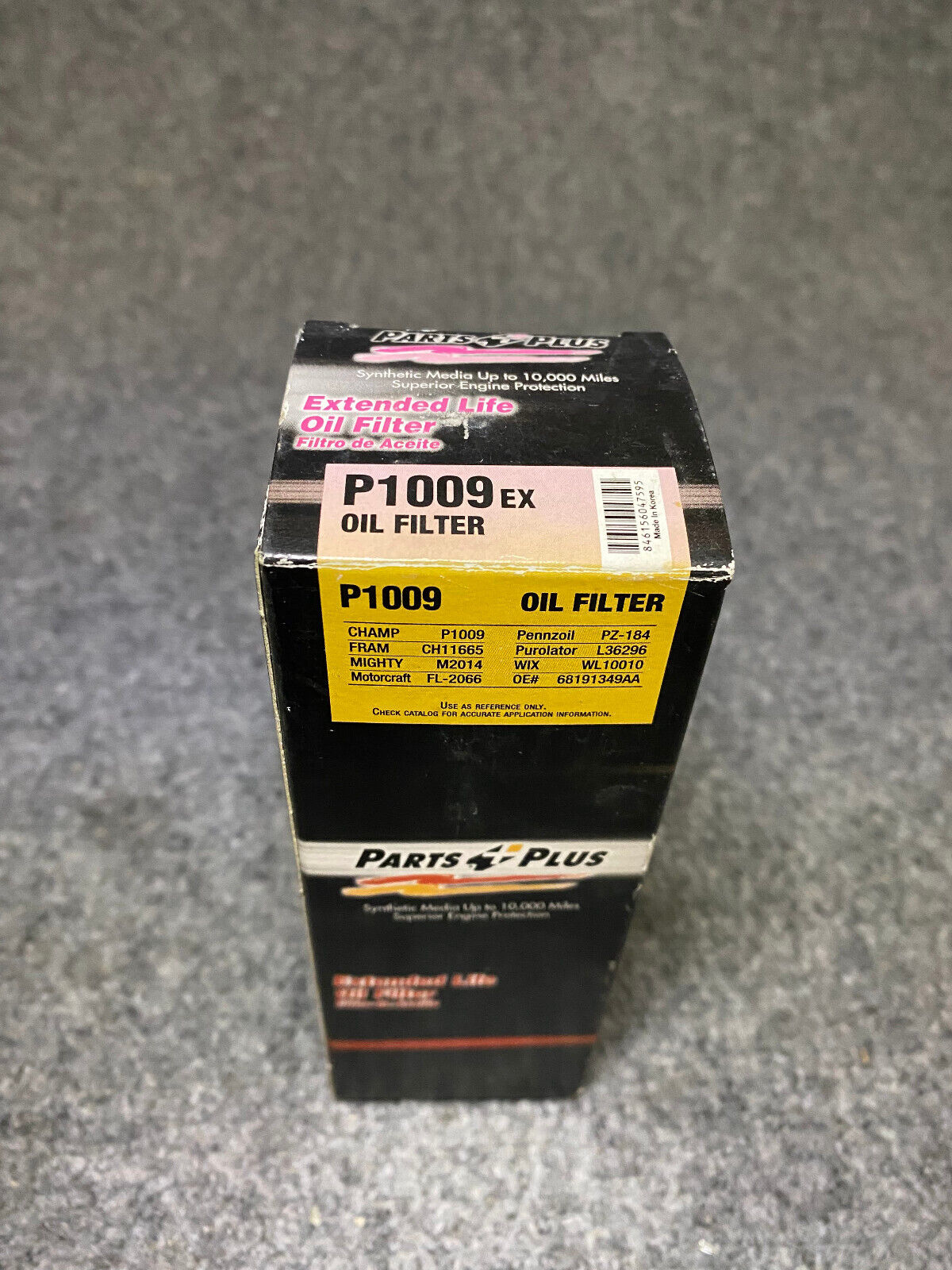 Parts Plus Engine Oil Filter - P1009EX - Fits Dodge / Jeep / Chrysler & Others