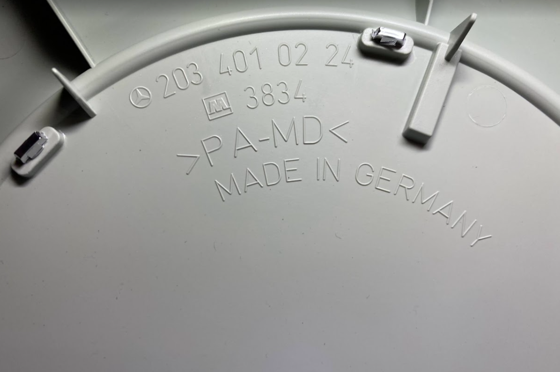 Mercedes-Benz Hub Cap - A 203 400 02 25 - MBZ C230, C280, C350, C55 AMG & More