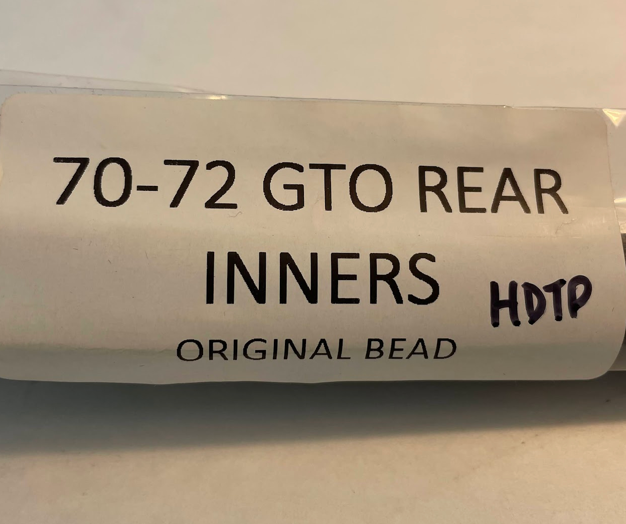 Rear Inner Window Felts (2pcs) - Original Bead - For Pontiac GTO Hardtop 1970-72