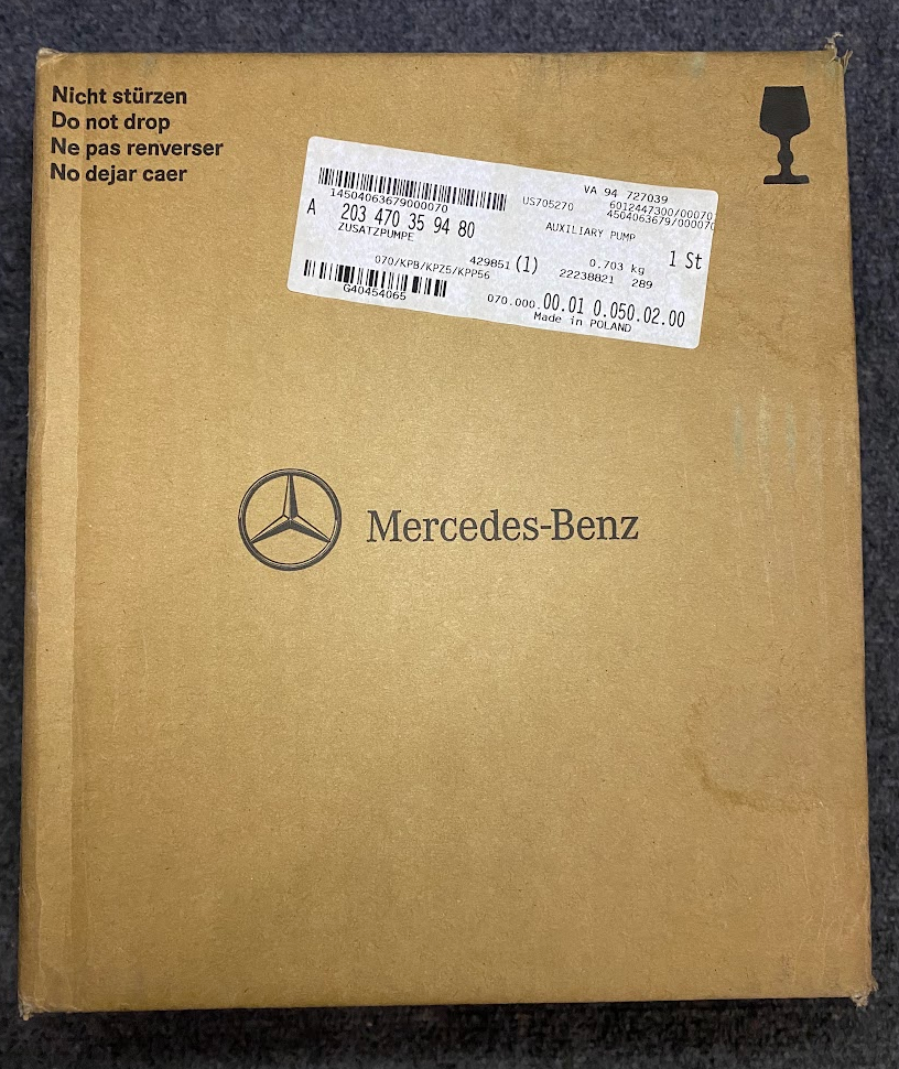 Mercedes-Benz Electric Fuel Pump - A 203 470 35 94 80 - Fits MBZ C230 & C240