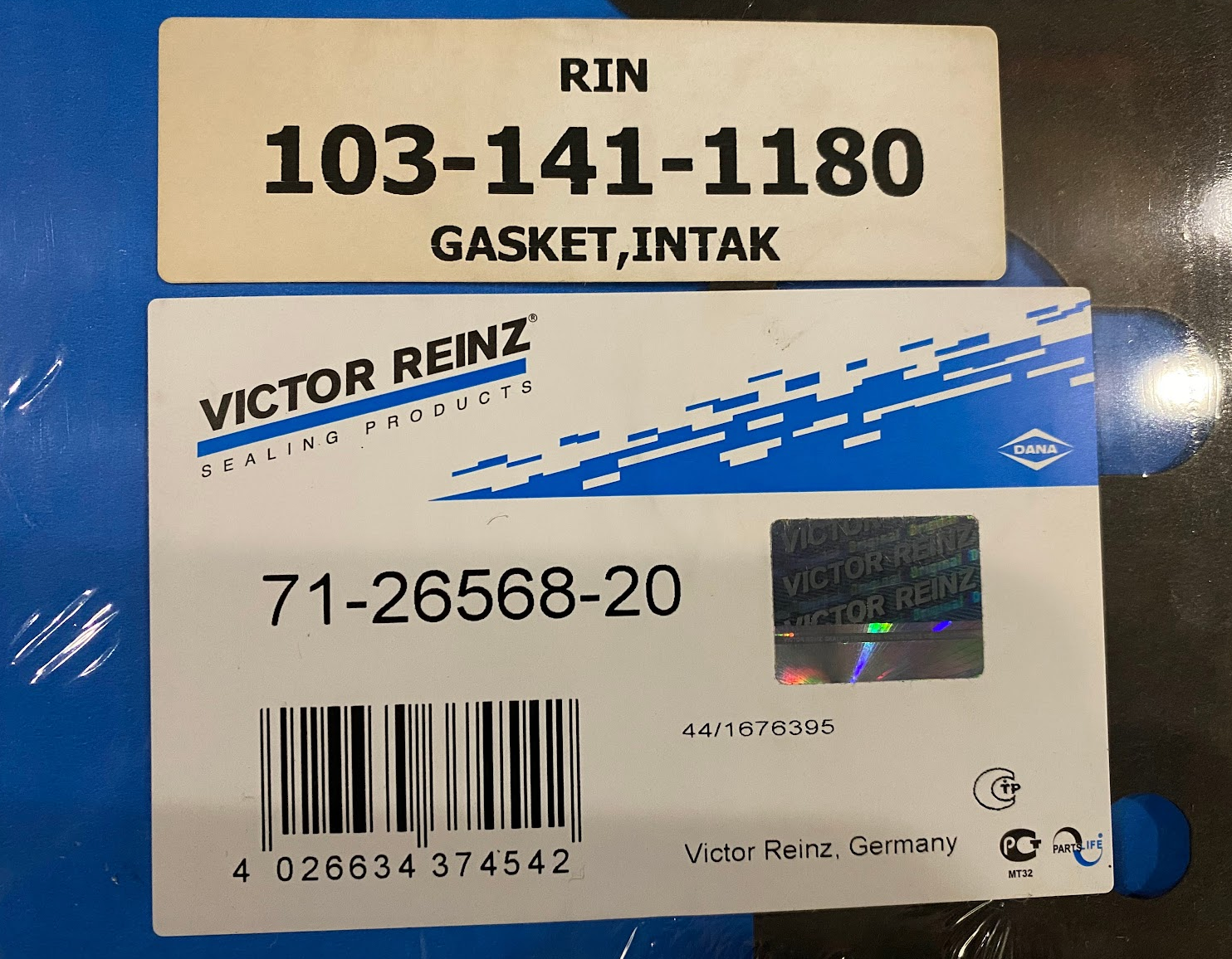 Victor Reinz Engine Intake Manifold Gasket - 71-26568-20 - Fits MBZ 190E & More