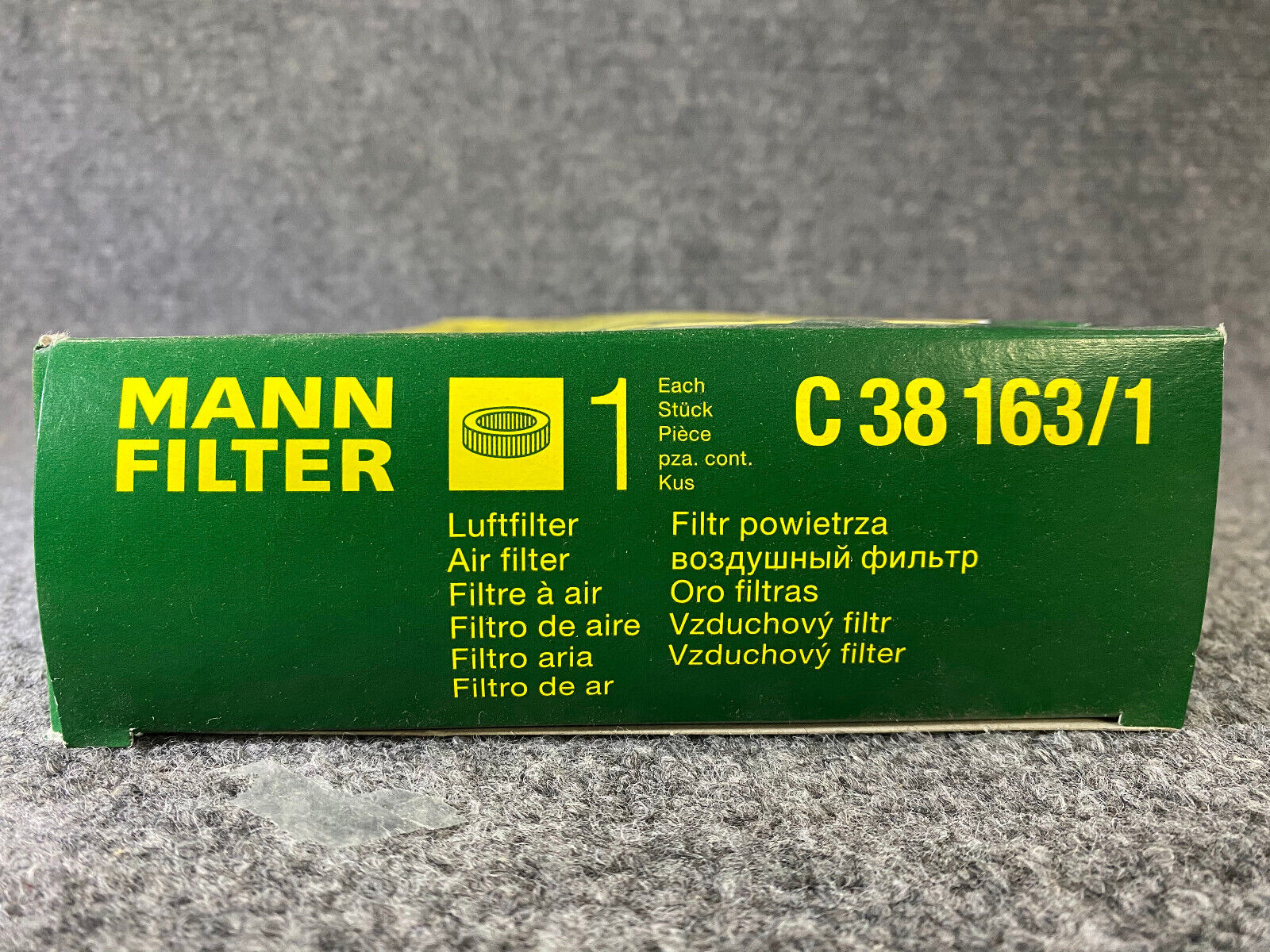 MANN Air Filter - C38163/1 - For Daewoo / Mercedes-Benz & Ssangyong