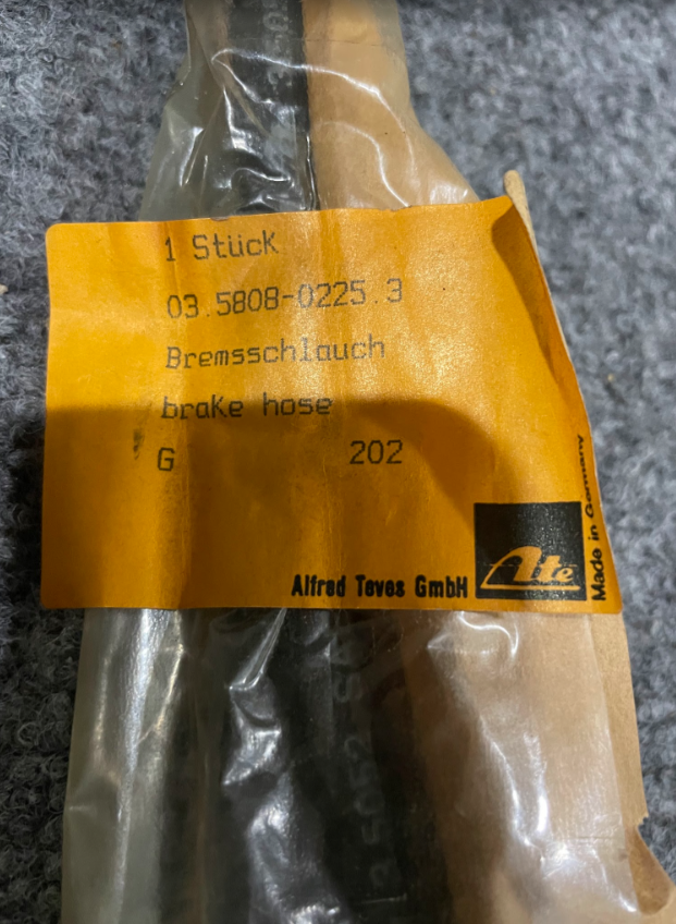 ATE Clutch Hydraulic Hose - 03.5808-0225.3 / 0002952235 - Fits MBZ 240D & More