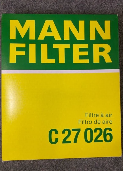 Mann Air Filter - C 27 026 / 13717602643 - Fits BMW 335i, 335i xDrive & More