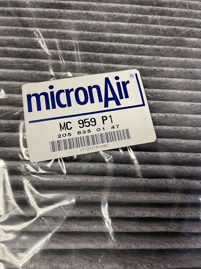 Micronair Cabin Air Filter - MC959P1 / 205-835-01-47 - For Mercedes-Benz