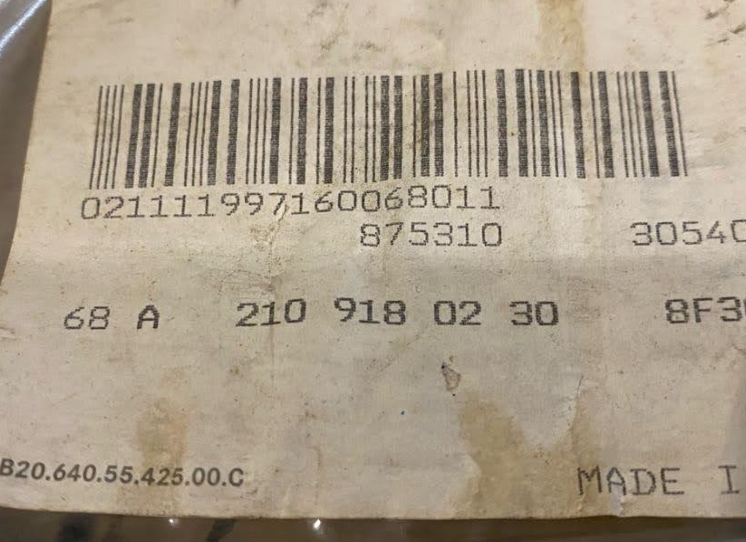 Mercedes-Benz Right Seat w/ Height Adj. Cover - A 210 918 02 30 - Fits MBZ W210