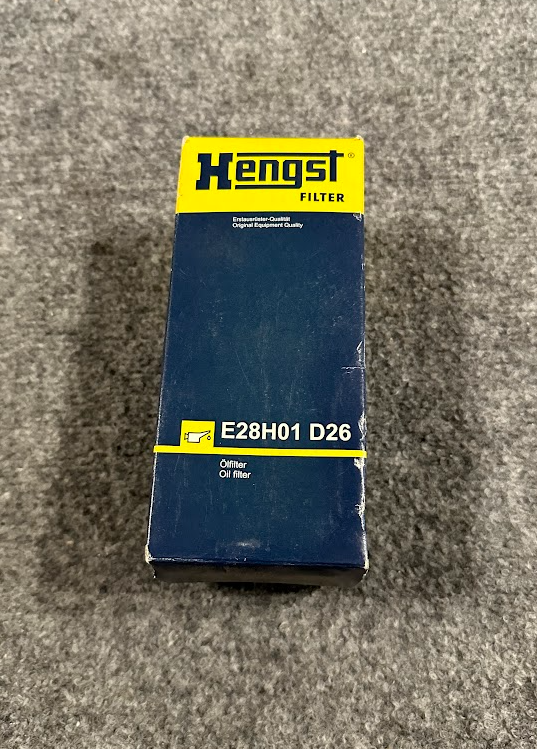 HENGST Engine Oil Filter - E28H01 D26 / 11-42-7-788-460 -Fits BMW X5 & 335d