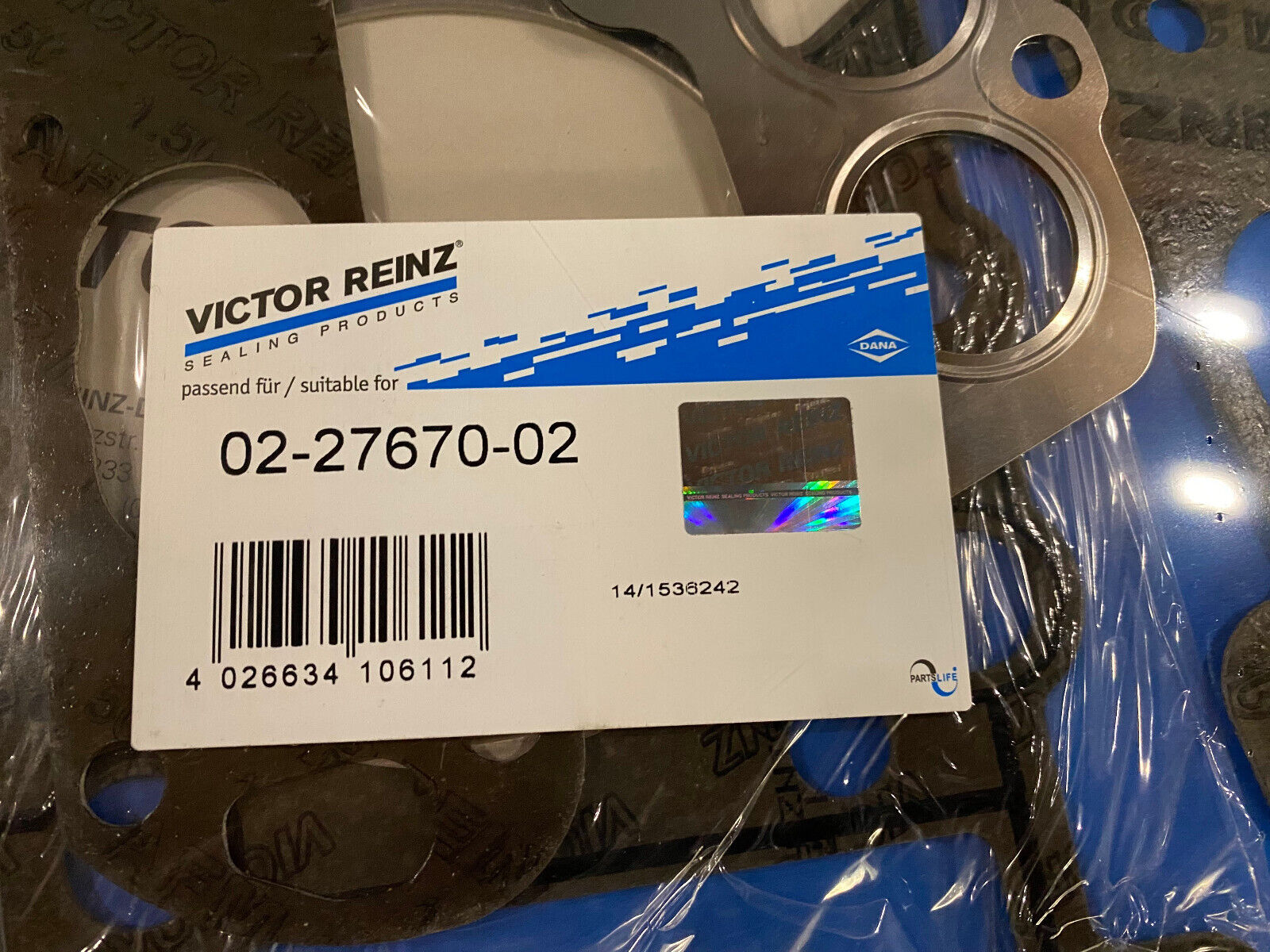 Victor Reinz Cylinder Head Gasket Set - 02-27670-02 - Fits MBZ 500SL 90 - 92