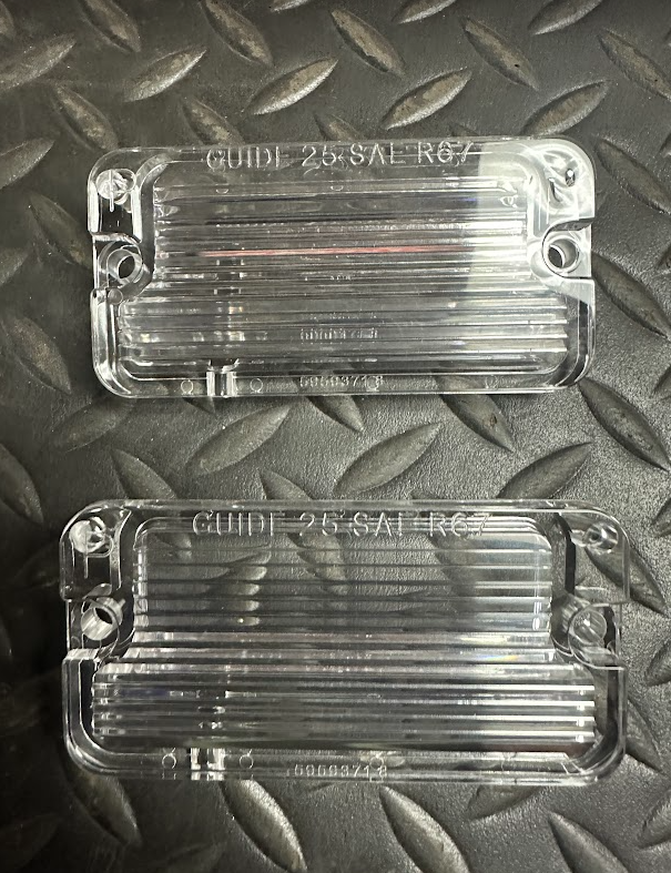 The Parts Place Inc. Backup Reverse Light Lamp Lens Pair- XL4424Z-For GTO & More