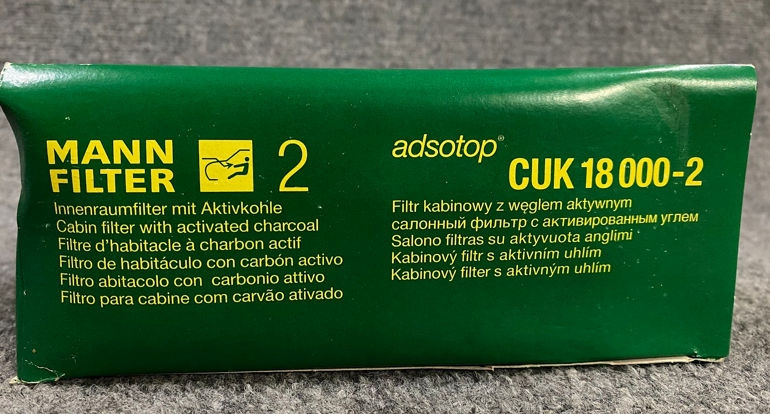 Mann Cabin Air Filter Set - CUK 18 000-2- Fits Mercedes-Benz E-Class 2003-2008