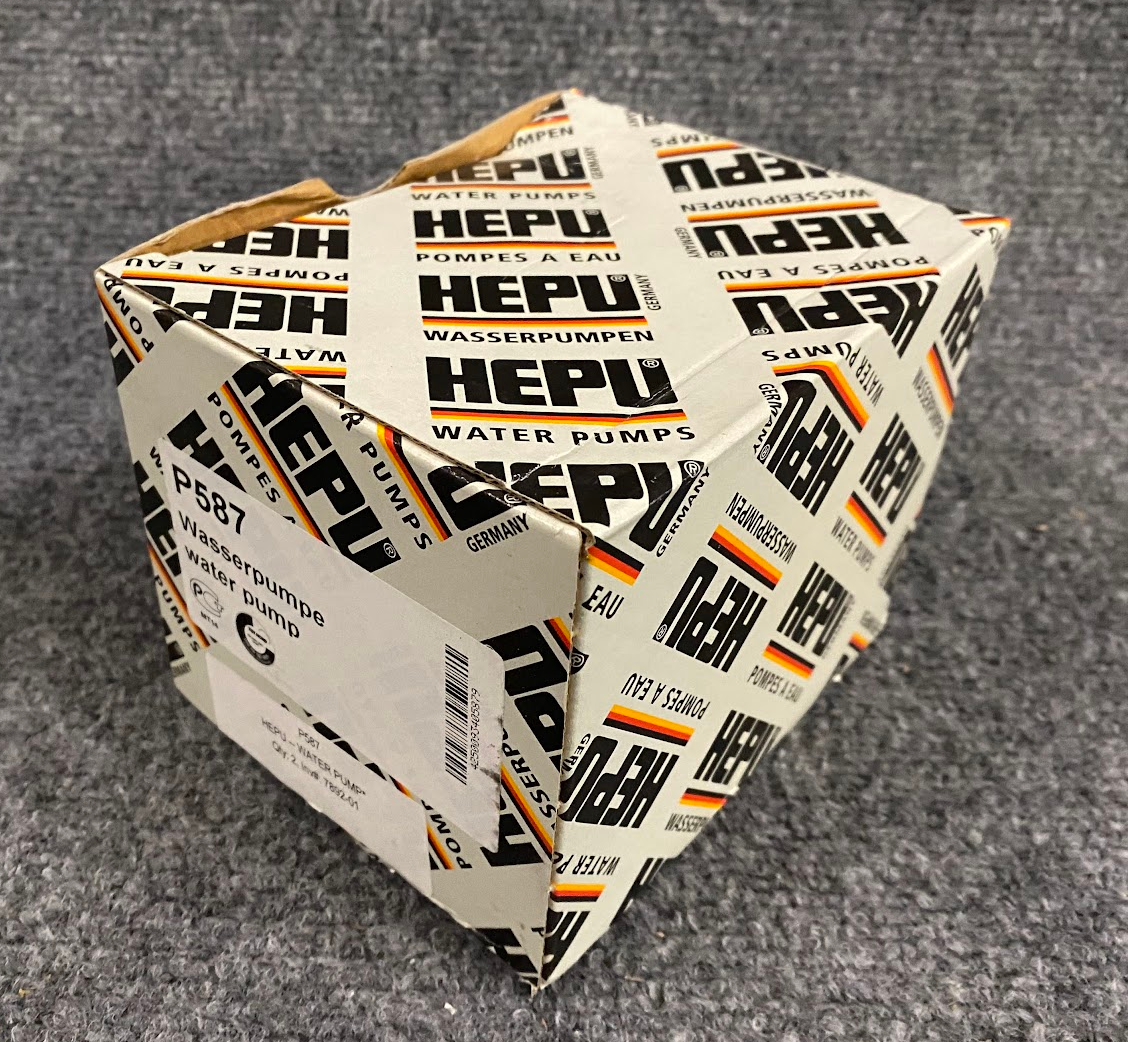 Hepu Water Pump - P587 - For VW EOS, Golf R, GTI, Jetta, Passat / Audi A3 & More