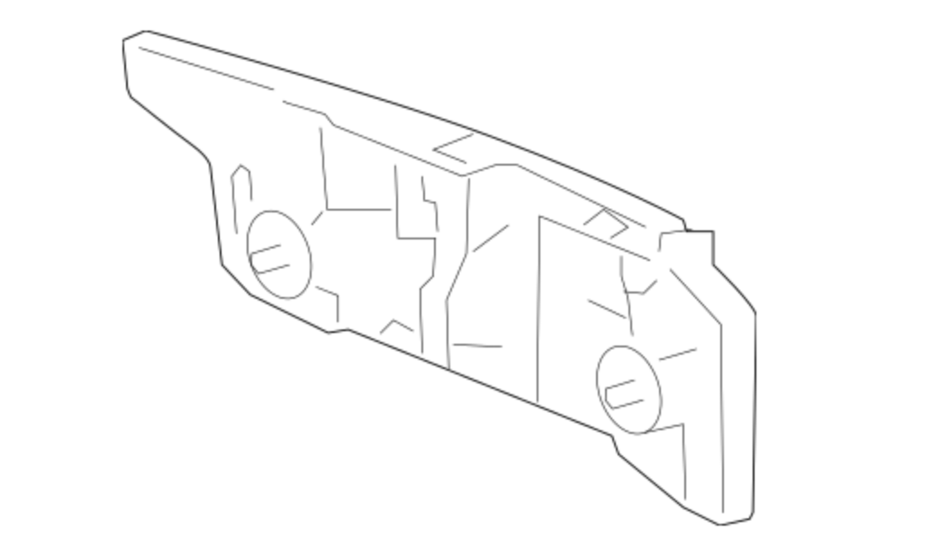 Mercedes-Benz Rear Bumper RH Impact Absorber - 204-880-06-03 - For MBZ C Class