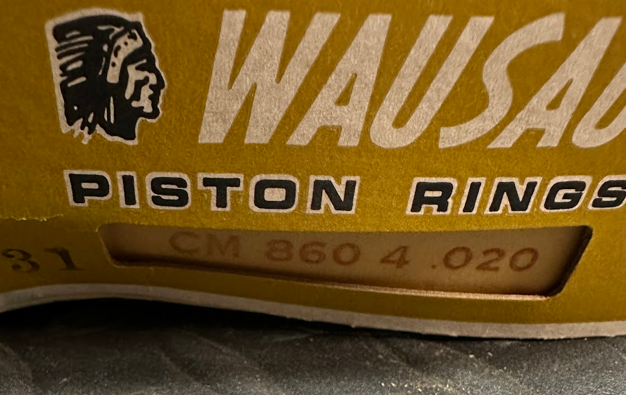 WAUSAU Piston Rings - CM 860 4 .020 / Grant 1031 - Fits Opel Olimpia & Rekord