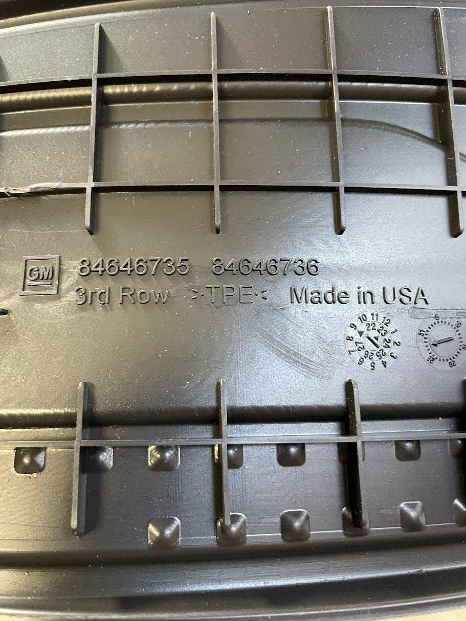 General Motors Third Row Floor Liner - 84646735 - For Chevrolet Tahoe 2021-2024