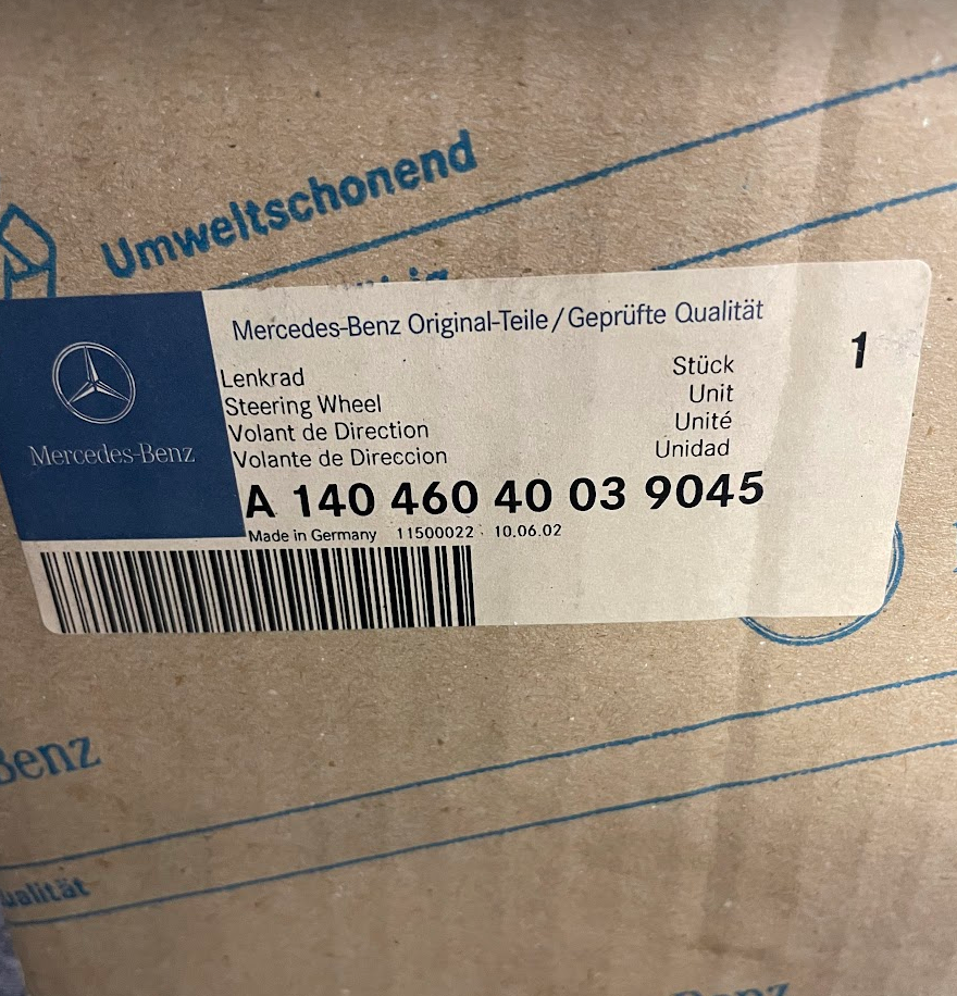Mercedes-Benz Steering Wheel - A 140 460 40 03 9045 - Mercedes-Benz SL500 & More