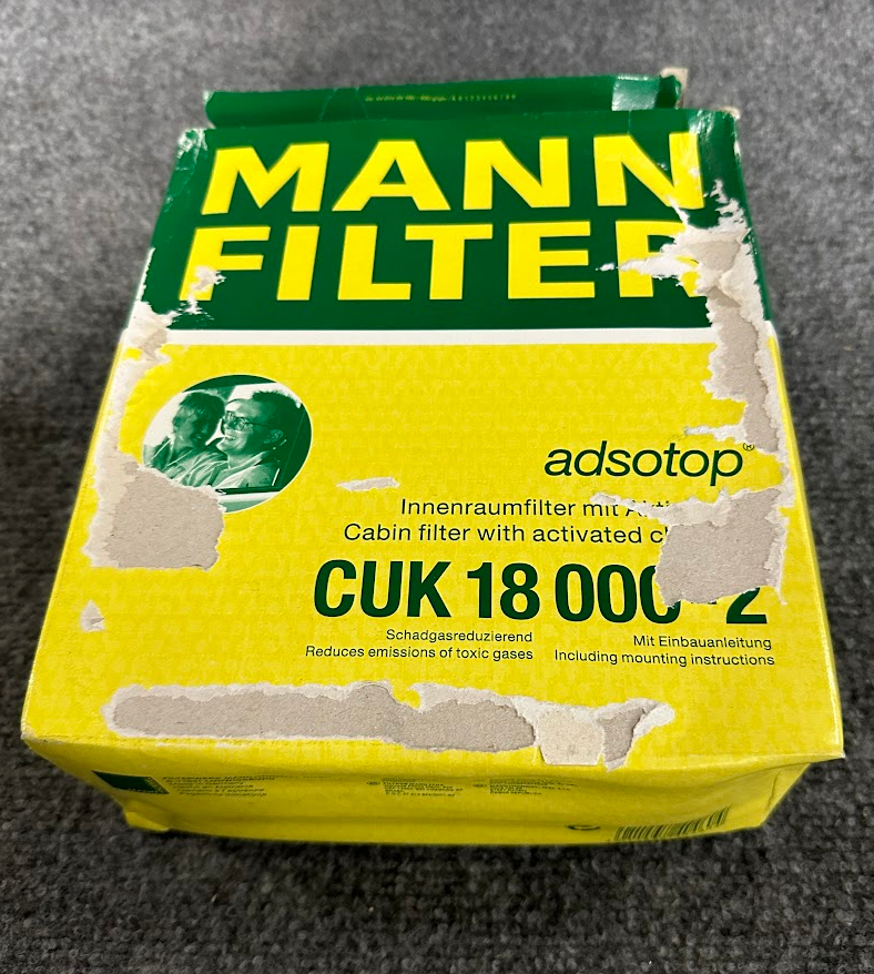 Mann Cabin Air Filter Set - CUK 18 000-2 - Fits Mercedes E-Class 2003-2008