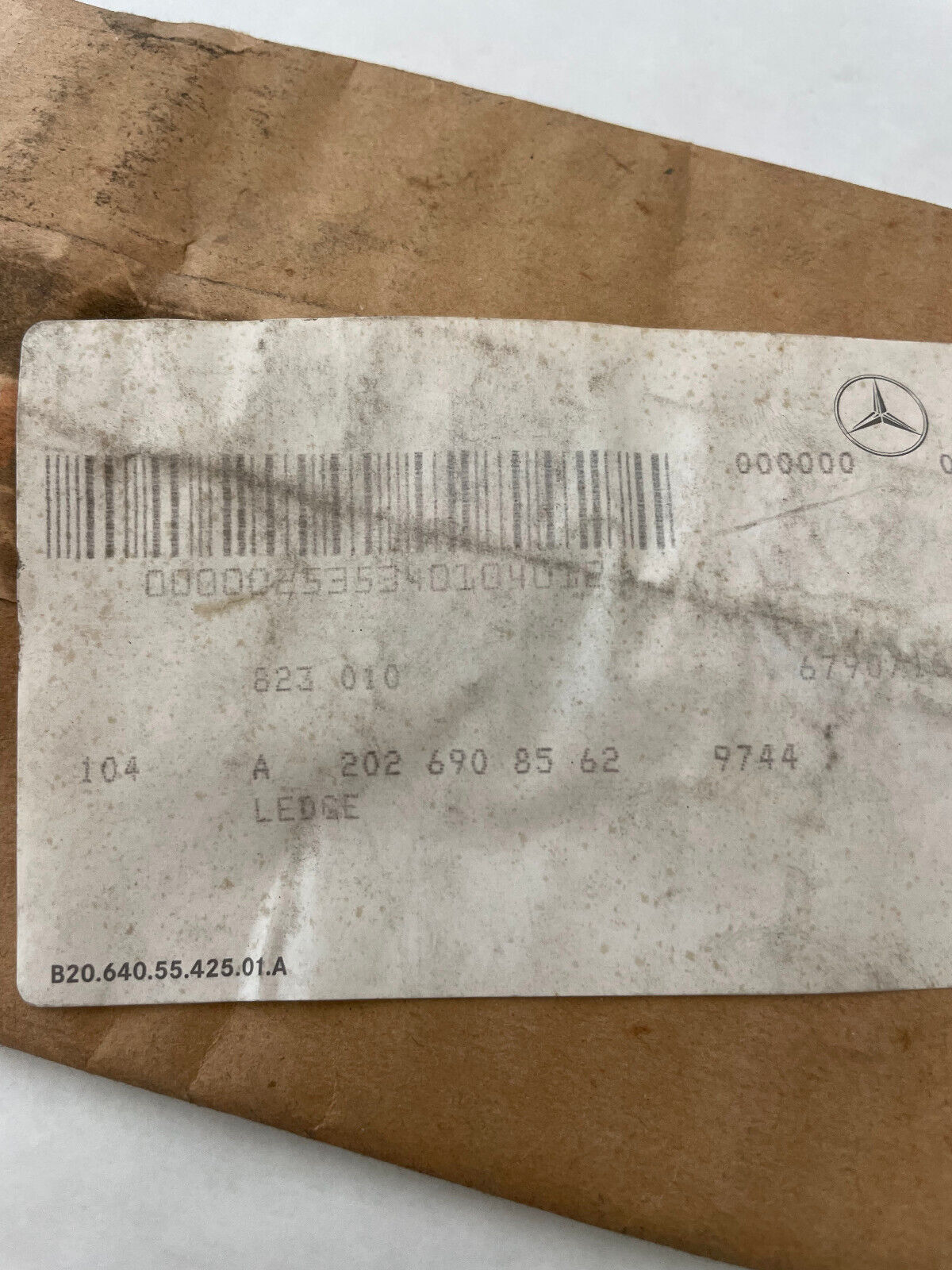 Mercedes-Benz Rear LH Door Central Strip - 202-690-85-62 - For MBZ C280 & More