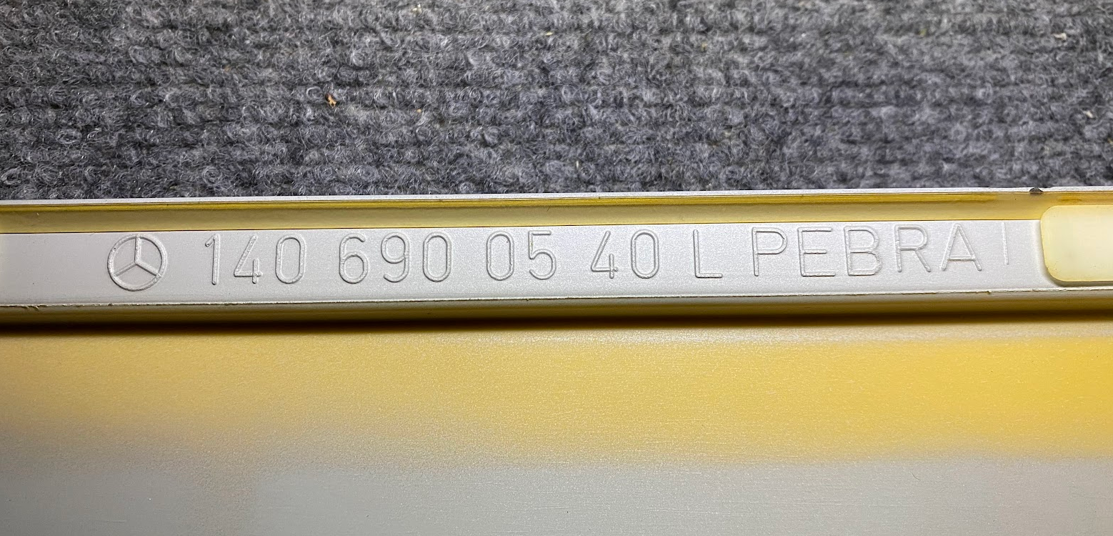 Mercedes-Benz Rear LH Door Panelling - A 140 690 05 40 - Fits MBZ S-Class 92-94