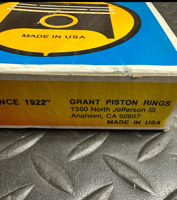 Grant Piston Ring Set (020) - 1269 -020 - Fits Volkswagen 1500 1965-1969