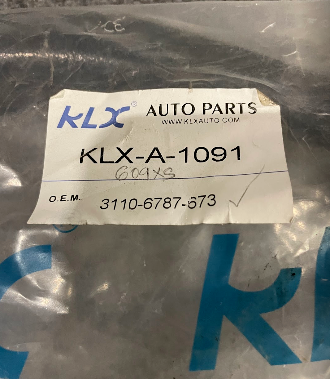 KLX Front LH Lower Control Arm - 31-10-6-787-673 - For BMW X3 & X4 2011-2018
