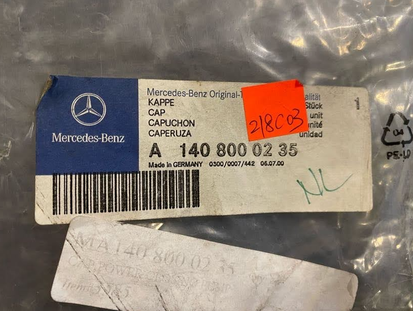 Mercedes-Benz Vacuum Pump Bracket - A 140 800 02 35 - Fits MBZ 300SD & More
