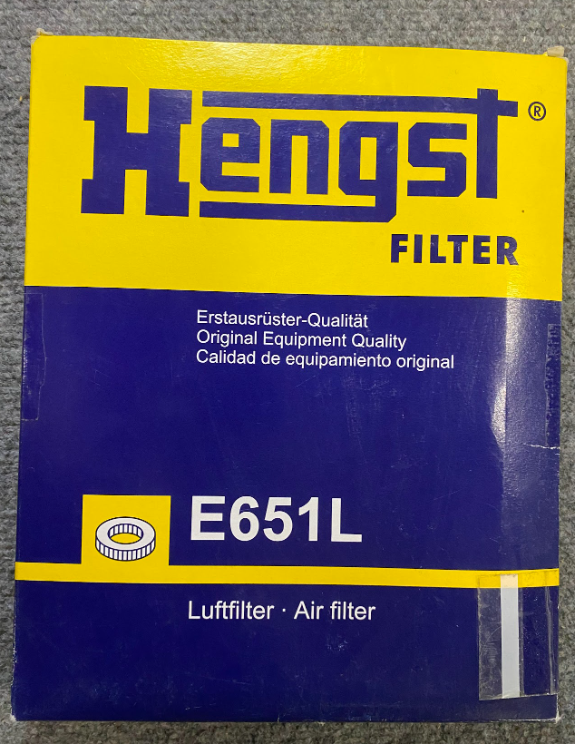 Hengst Air Filter - E651L / 1370940104 - Mercedes-Benz For S600, CL600 00-02