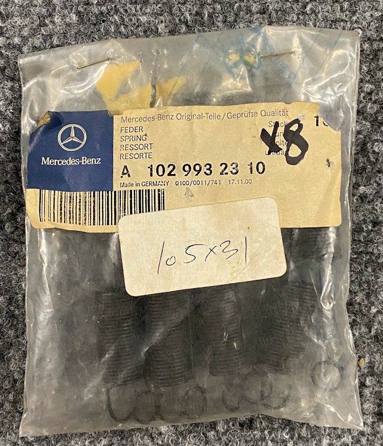Mercedes-Benz Spring (X8) - A 102 993 23 10 - Fits MBZ 190E 1991-1993