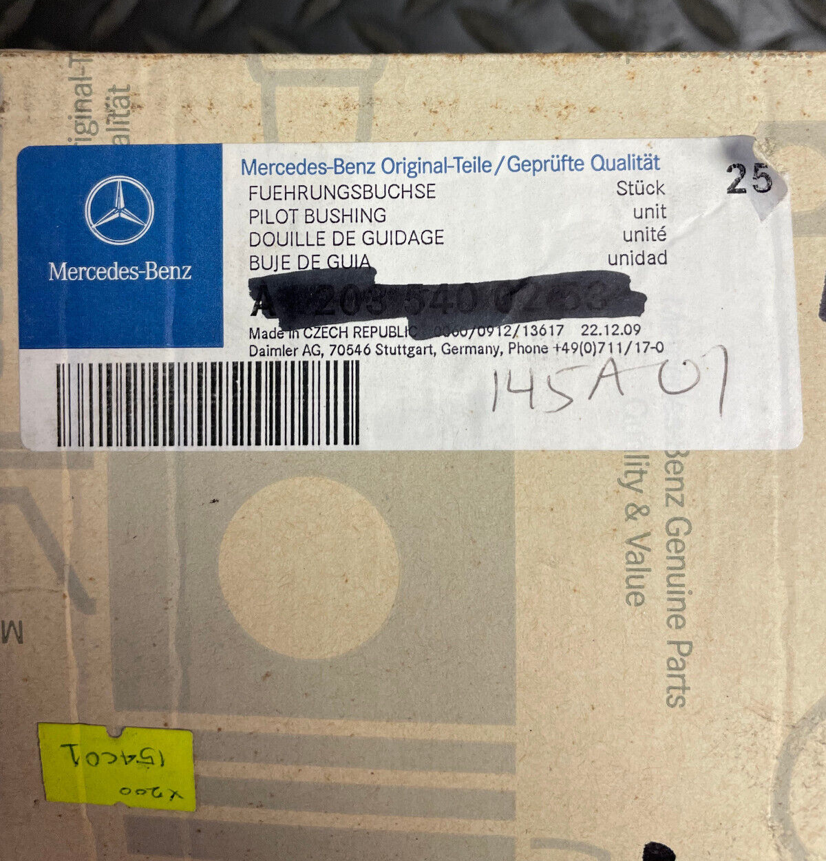 Mercedes-Benz Front LH Fog Lamp -215-820-07-56- For MBZ C230 / C240 & Others