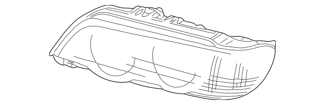 BMW HID RH Headlight Assembly - 63-12-6-940-174 - For BMW X5 2004-2006