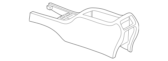 Mercedes-Benz Front Center Console Paneling - 210-680-07-50-7D26 For MBZ E-Class