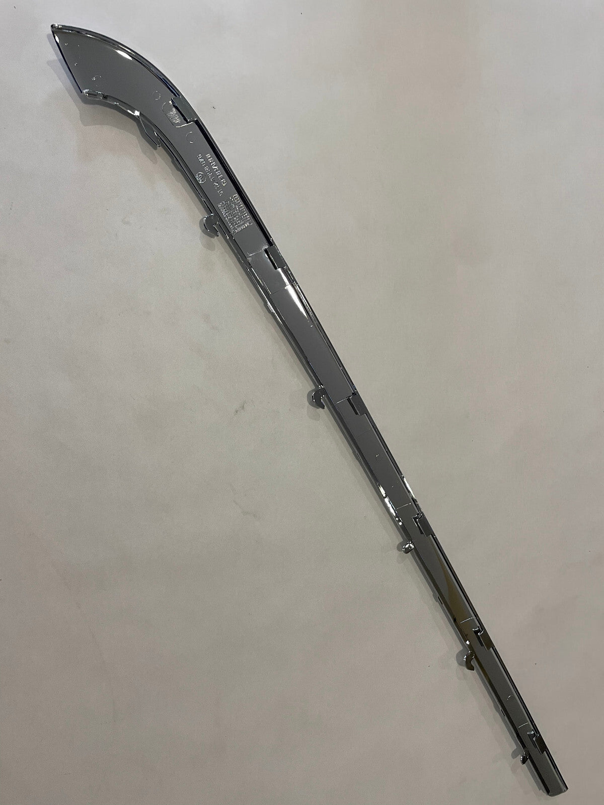 BMW Rear Right Bumper Chrome Trim - 51-12-1-908-076 - For BMW E32 740i, 735i
