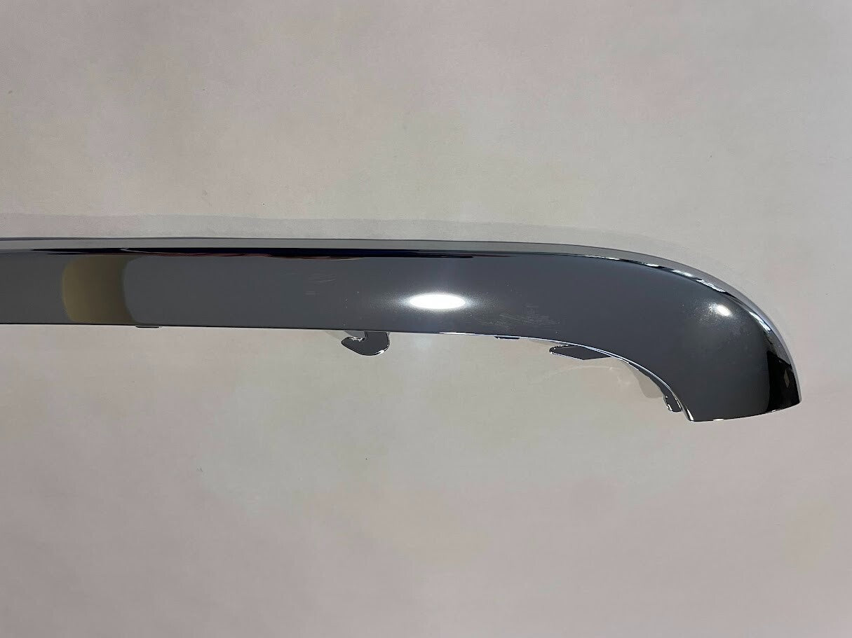 BMW Rear Right Bumper Chrome Trim - 51-12-1-908-076 - For BMW E32 740i, 735i