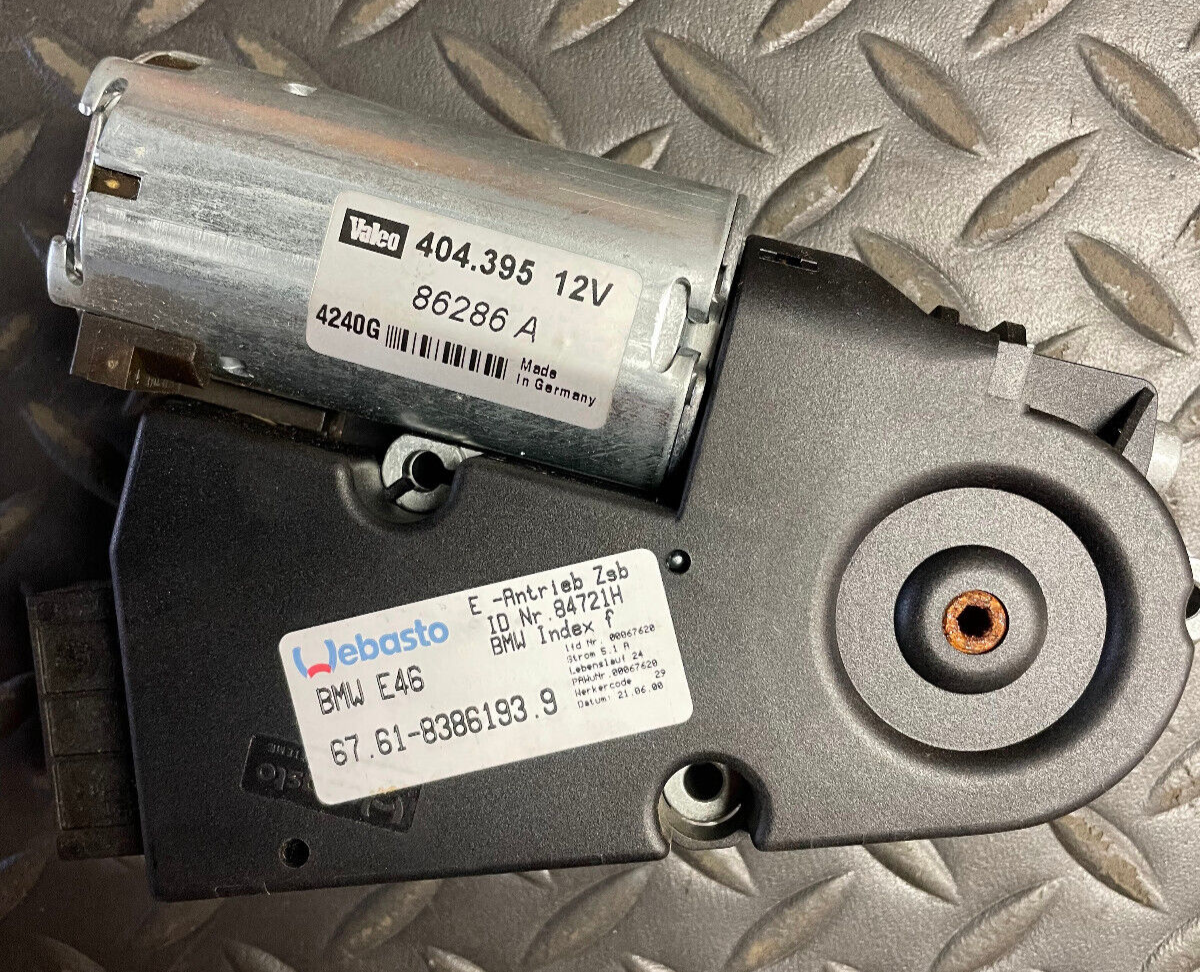 BMW Sliding Roof Drive Unit - 67-61-8-386-193 - For BMW 3 Series E46 1999-2006