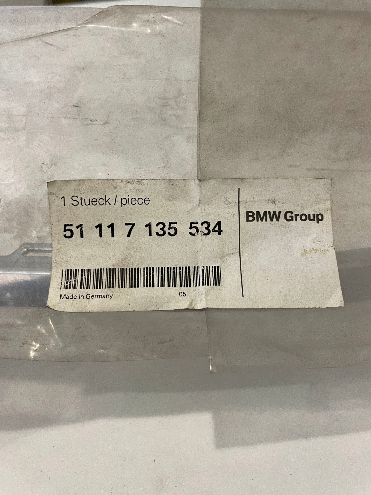 BMW Front Bumper Finish Molding- 51-11-7-135-534 -For BMW 760i / 760Li & Others